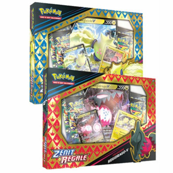 Pokemon Zenite Regale Collezione Regieleki V/Regidrago V ITA