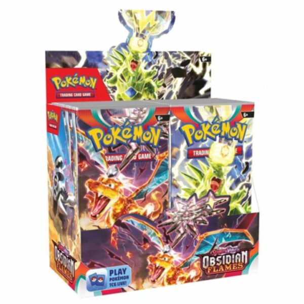 Pokemon Scarlatto e Violetto Ossidiana Infuocata Display 36 Buste