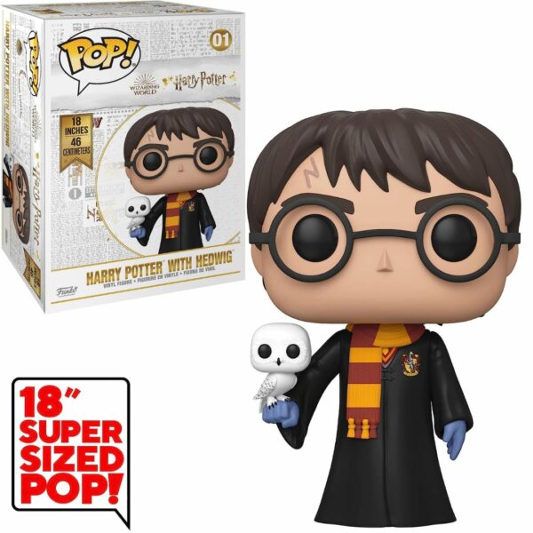 Funko Pop Harry Potter With Edwig 01 Super Size 46 cm