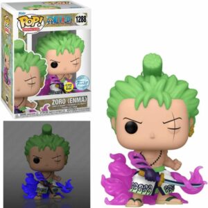 Funko Pop One Piece Zoro 1288 Glows In The Dark Exc Limited Edition