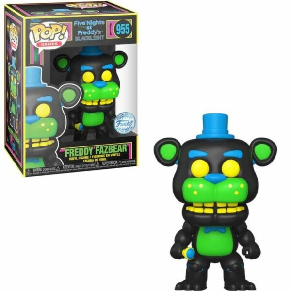 Funko Pop Five Nights At Freddy Fazbear 955 Blacklight