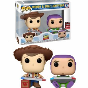 Funko Pop Disney Toy Story Woody & Buzzy Lightyear 2-Pack C2E2 2024 Exc