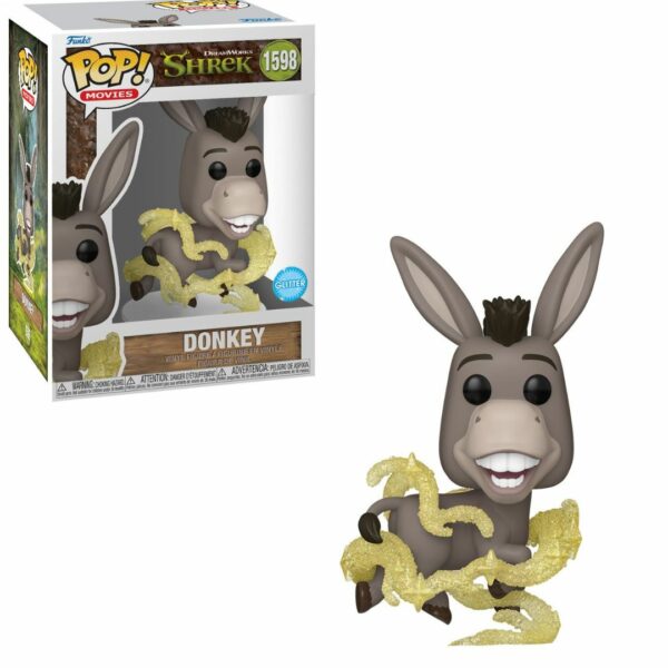 Funko Pop Shrek 30th Anniversary Donkey Gllitter 1598