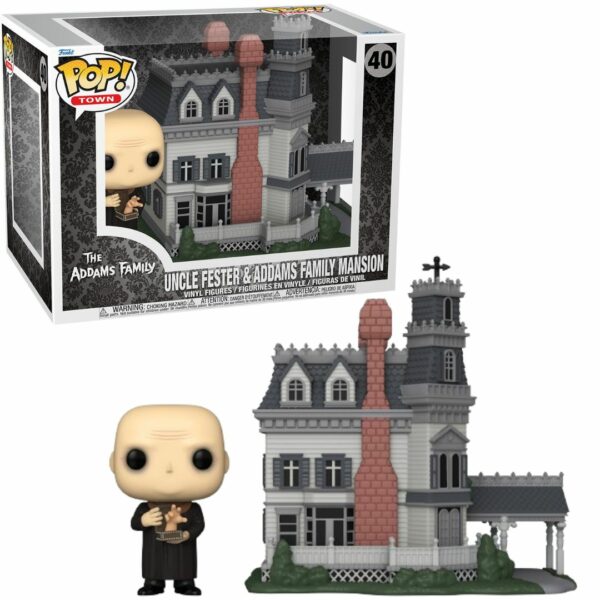 Funko Pop The Addams Family La Famiglia Addams Uncle Fester & Addams Family Mansion 40