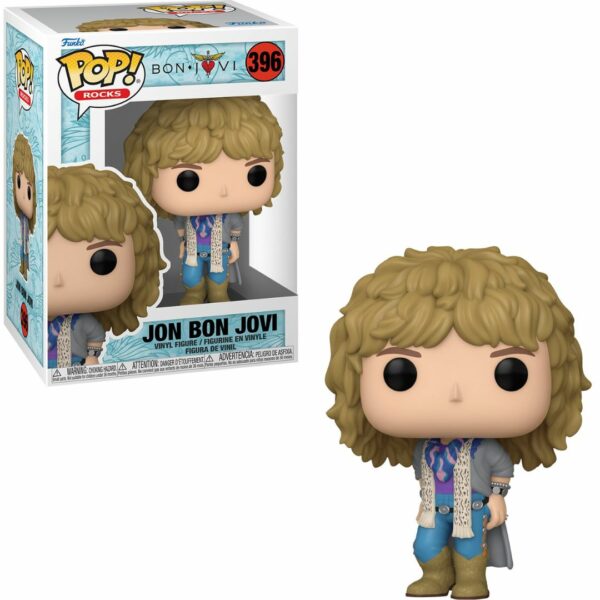 Funko Pop Rocks Bon Jovi 1980's Jon Bon Jovi 396