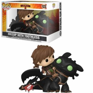 Funko Pop Deluxe How to Train Your Dragon 2 Hiccup With Toothless 123