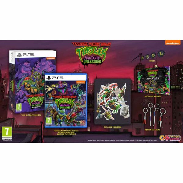 Teenage Mutant Ninja Turtles Mutants Unleashed Deluxe Edition Ps5