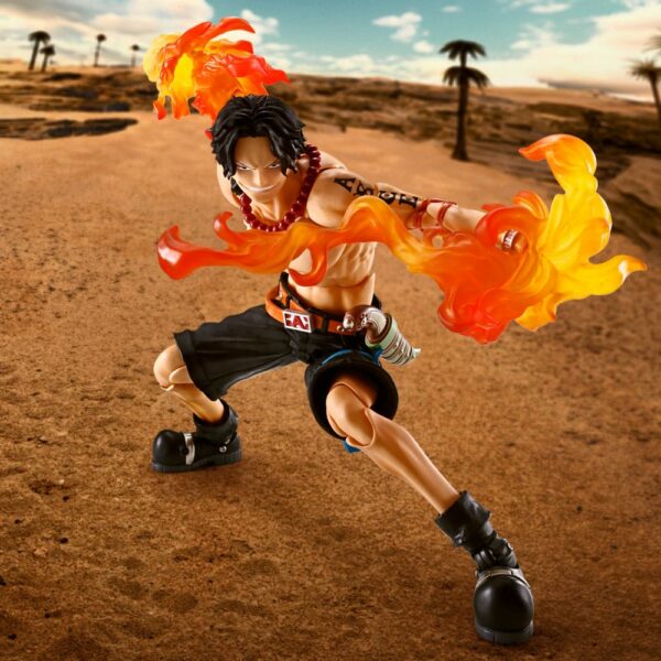 SH Figuarts One Piece Portgas D Ace Fire Fist - immagine 6