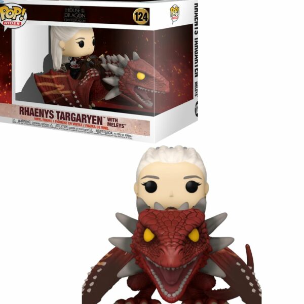 Funko Pop Deluxe House Of The Dragon Rhaenys Targaryen With Meleys 124