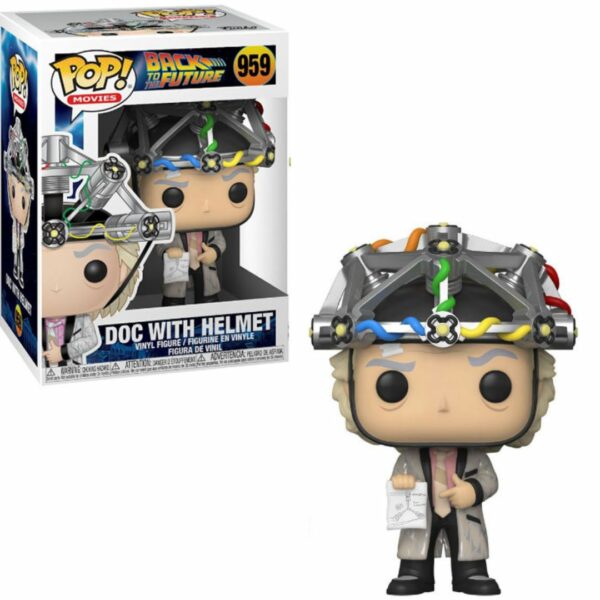 Funko Pop Back To The Future Ritorno Al Futuro Doc With Elmett 959
