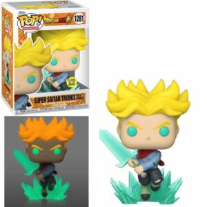 Funko Pop Dragon Ball Super Trunks Super Saiyan With Sword 1281 Exc Gitd