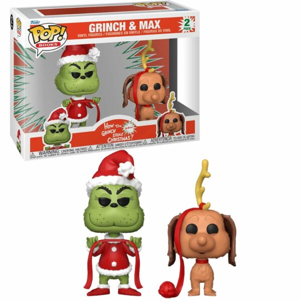 Funko Pop How the Grinch Stole Christmas Grinch And Max 2 Pack