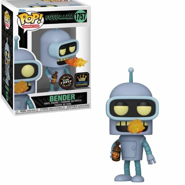 Funko Pop Futurama Bender 1757 Speciality Series Limited Glow Chase