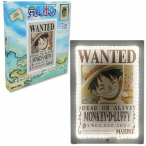 Lampada da Muro One Piece Wanted Monkey D.Luffy