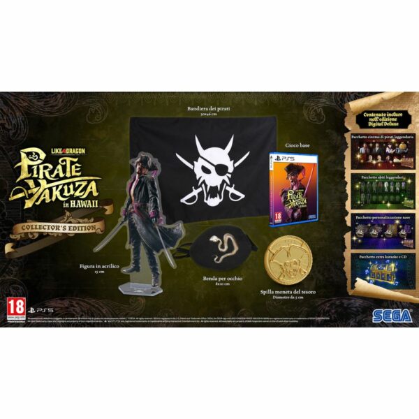Collector's Edition Like a Dragon Pirate Yakuza in Hawaii Ps5