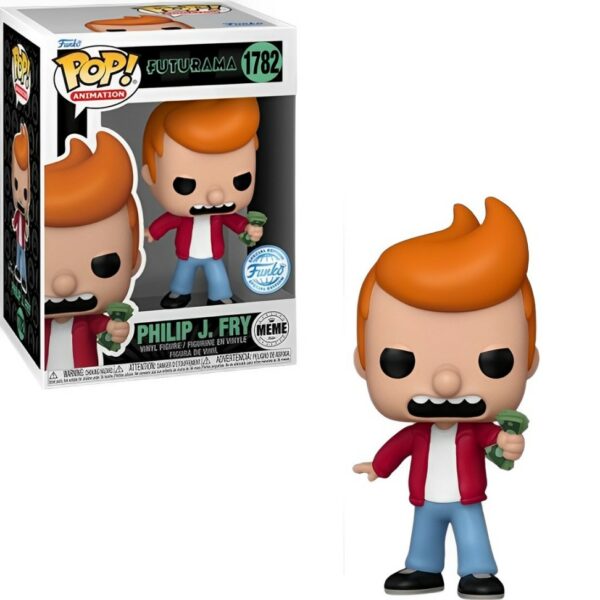 Funko Pop Futurama Philip J Fry Meme 1782 Exc