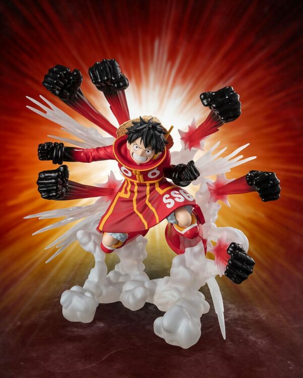 Figuarts Zero One Piece Monkey D Luffy Gum Gum Hawk Gatling - immagine 2