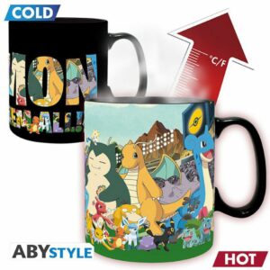 Abystyle Tazza Cambia Colore Pokemon Gotta Catch Em All