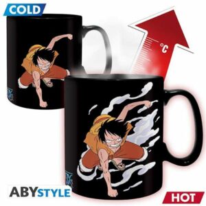 Abystyle Tazza Cambia Colore One Piece Monkey D.Luffy & Ace