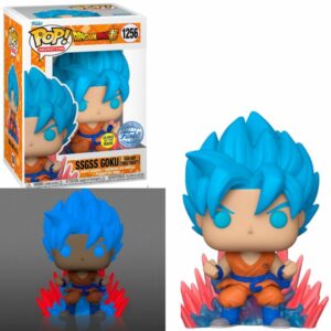 Funko Pop Dragon Ball Super SSGSS Goku Kaio Ken Times Twenty 1256 Exc Gitd
