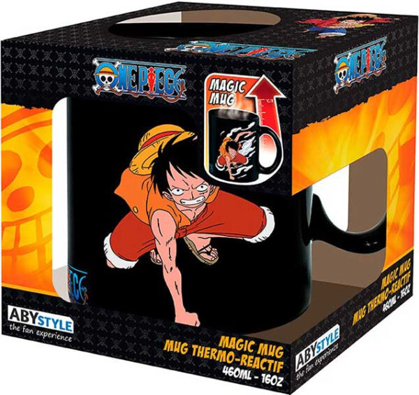 Abystyle Tazza Cambia Colore One Piece Monkey D.Luffy & Ace - immagine 2