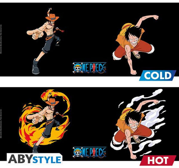 Abystyle Tazza Cambia Colore One Piece Monkey D.Luffy & Ace - immagine 4