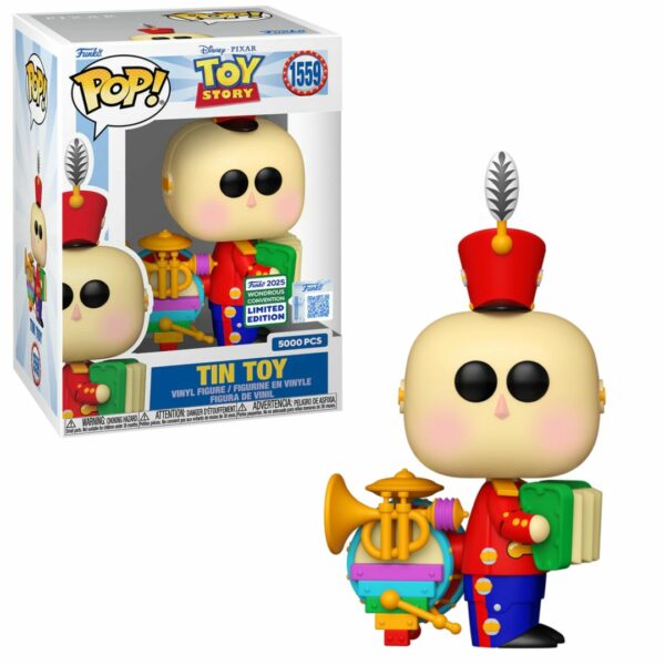 Funko Pop Wondercon 2025 Toy Story Tin Toy 1559 Exc