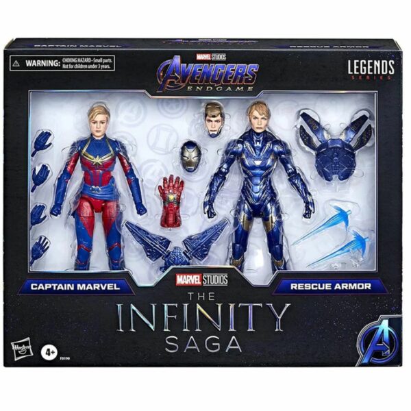 Hasbro Avengers Captain Marvel & Rescue Armor 15cm