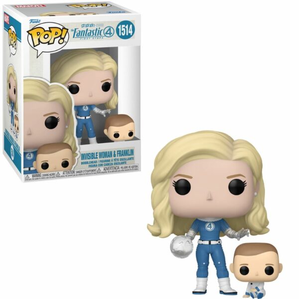 Funko Pop I Fantastici 4 First Steps Invisible Woman & Franklin 1514