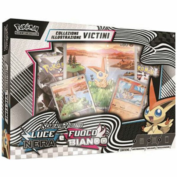 Pokemon Luce Nera E Fuoco Bianco Collezione Victini ITA