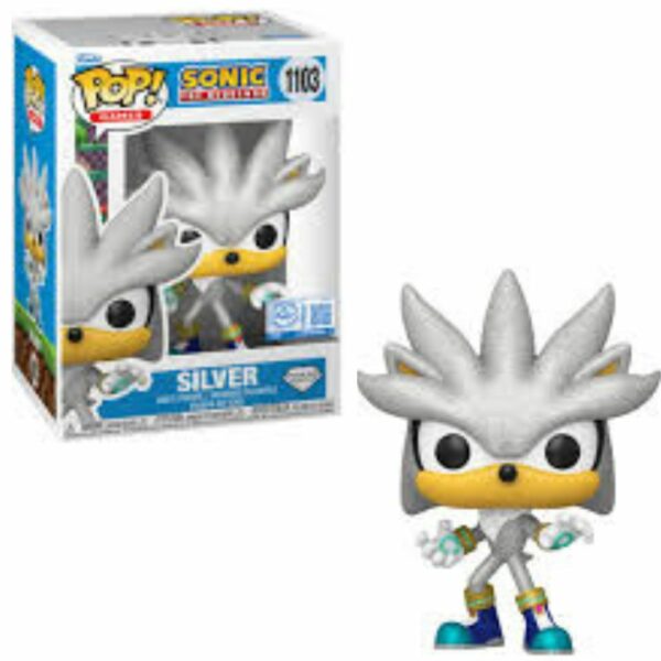 Funko Pop Sonic The Hedgehog Silver 1103 Exc Diamond Glitter