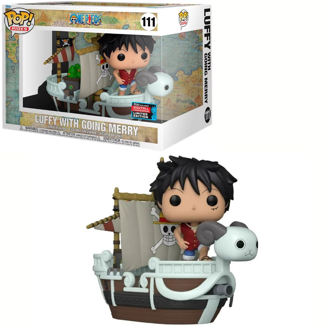 Funko Pop One Piece Luffy Going Merry 111 Exc (Danneggiato)