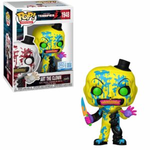 Funko Pop Terrifier 3 Art The Clown Bloody 1948 Black Light Chase Edition
