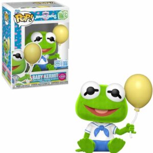 Funko Pop The Muppets Baby Kermit 1696 Flocked Exc