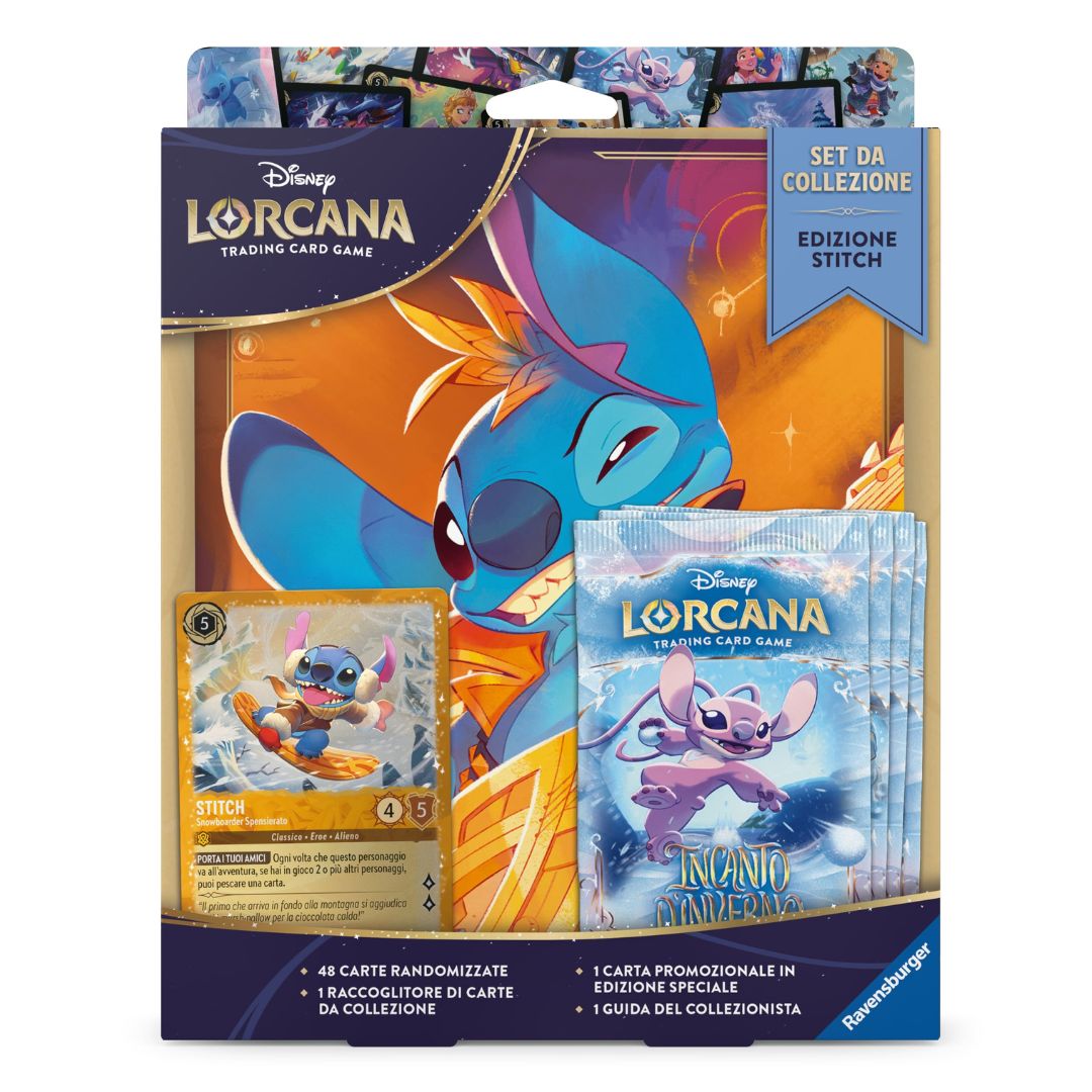 Lorcana Incanto D'Inverno Set Introduttivo Da Collezione 4 Buste ITA