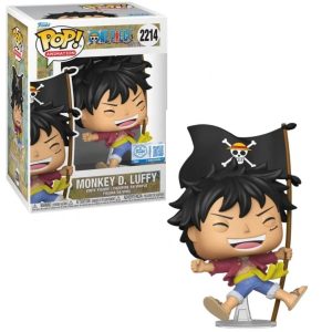 Funko Pop One Piece Monkey D Luffy With Flag 2214