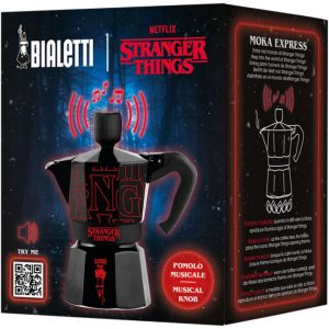 Bialetti Stranger Things Moka Express Musicale 3 Tazze