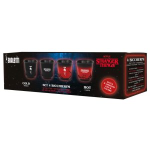 Bialetti Stranger Things Set 4 Bicchierini Cambia Colore