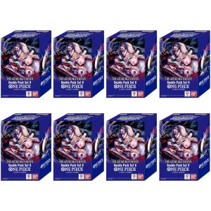 One Piece Card Game Double Pack Set Vol 09 DP 09 Booster Display